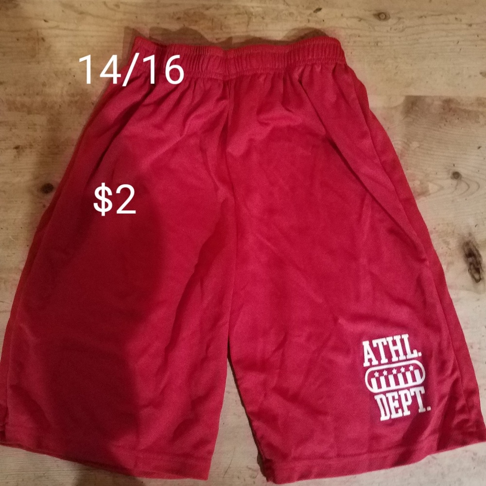 Red shorts